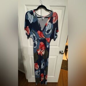 Floral Nursing/Maternity Maxi | Size Small